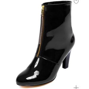 Black Shiny Patent Bootie (New) sz11W